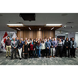 Maple Disruption 2025 participants pose for a group photo.